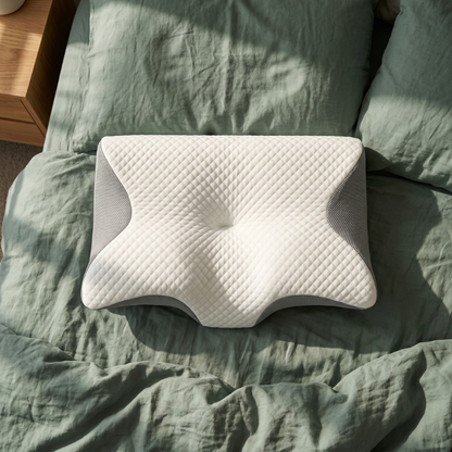 RestoraLux™ NeckCloud Memory Foam Pillow