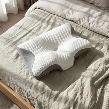 RestoraLux™ NeckCloud Memory Foam Pillow