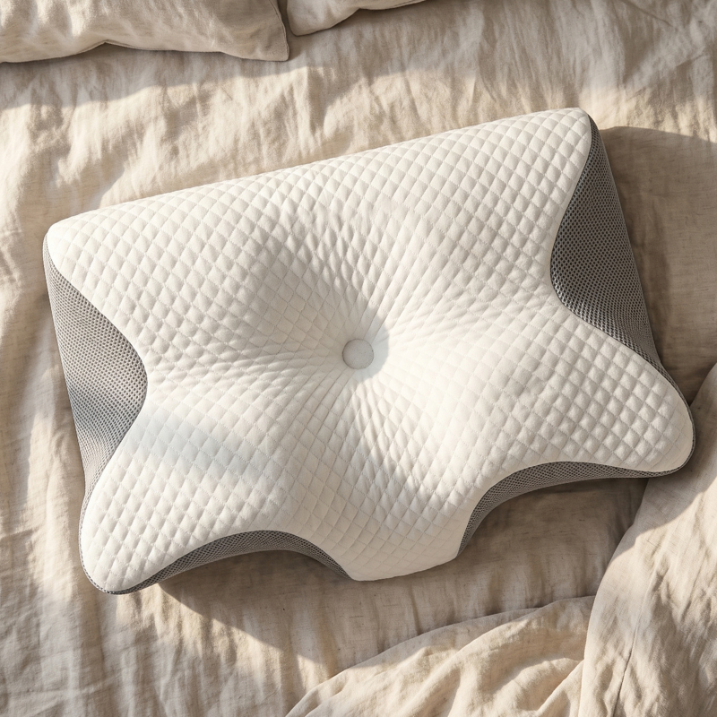 RestoraLux™ NeckCloud Memory Foam Pillow