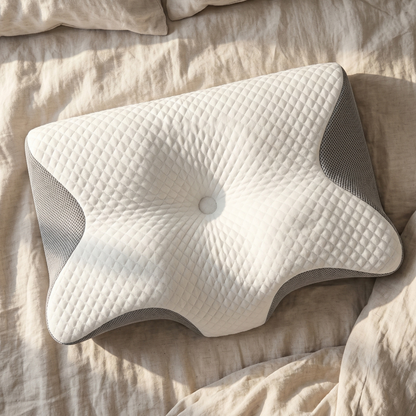 RestoraLux™ NeckCloud Memory Foam Pillow