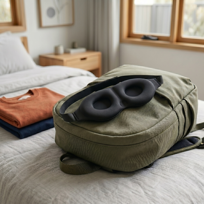 RestoraLux™ DarkOut 3D Sleep Mask
