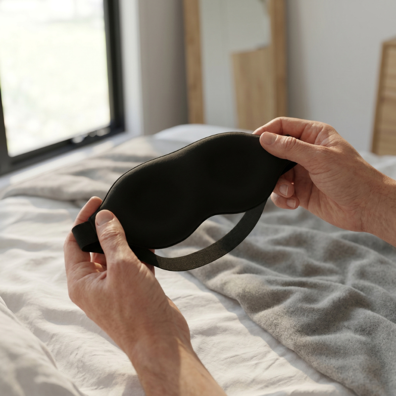 RestoraLux™ DarkOut 3D Sleep Mask
